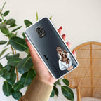 Girl With Flower Customize Transparent Silicon Case For Redmi 14C 5G