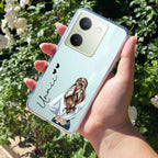 Girl With Flower Customize Transparent Silicon Case For Vivo - ShopOnCliQ