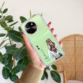 Girl With Flower Customize Transparent Silicon Case For Vivo T3X 5G