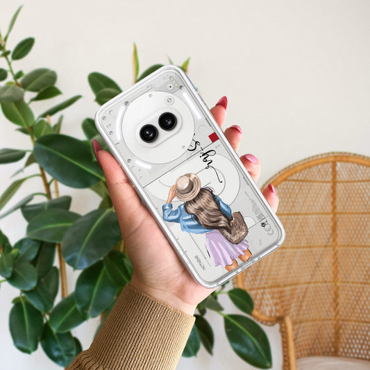 Girl With Hat Customize Transparent Silicon Case For Nothing ShopOnCliQ