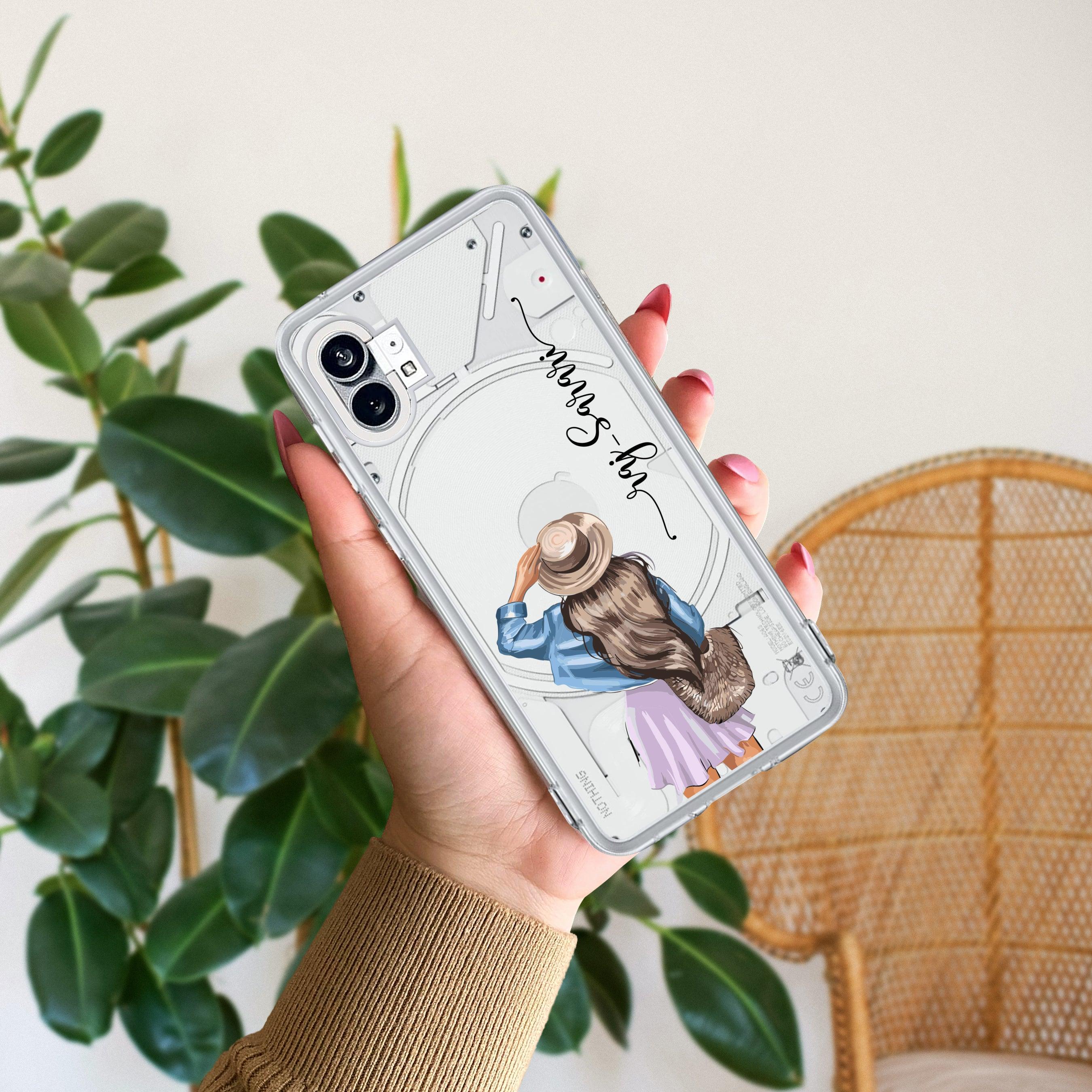 Girl With Hat Customize Transparent Silicon Case For Nothing - ShopOnCliQ