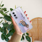 Girl With Hat Customize Transparent Silicon Case For Oppo A38 4G