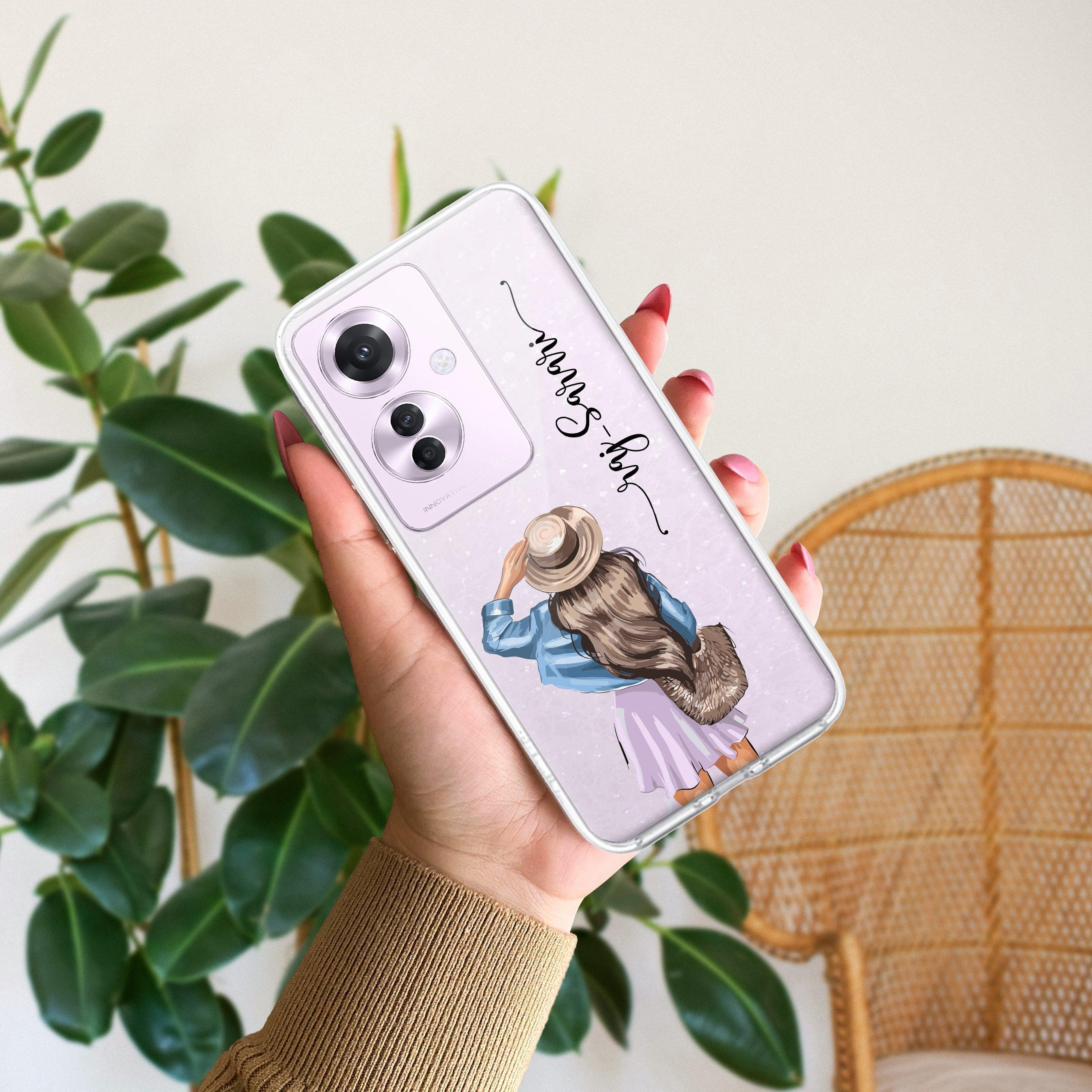 Girl With Hat Customize Transparent Silicon Case For Oppo - ShopOnCliQ