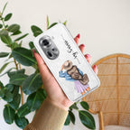 Girl With Hat Customize Transparent Silicon Case For Oppo Reno 10 5G