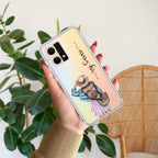 Girl With Hat Customize Transparent Silicon Case For Oppo Reno 7 5G