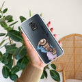 Girl With Hat Customize Anti Yellow Clear Phone Case For Poco