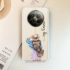 Girl With Hat Customize Transparent Silicon Case For Realme 11 Pro 5G