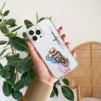 Girl With Hat Customize Transparent Silicon Case For Realme/Narzo
