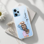 Girl With Hat Customize Transparent Silicon Case For Redmi/Xiaomi