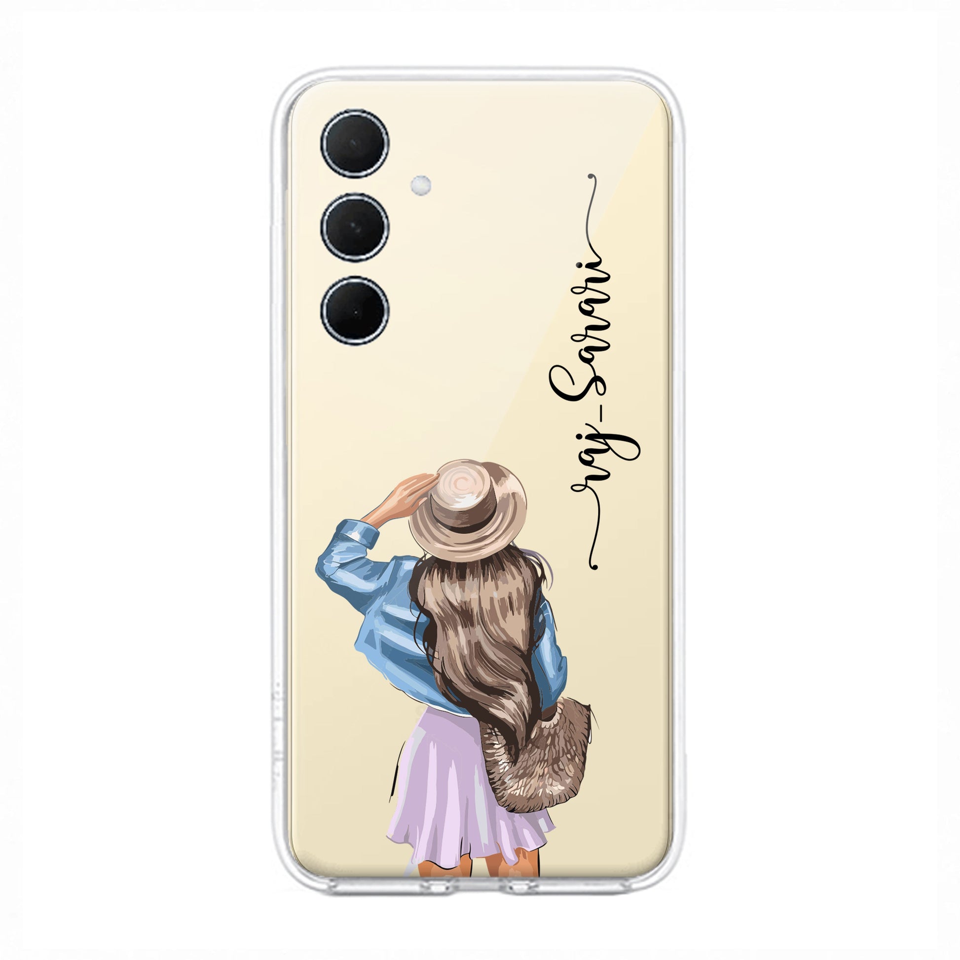 Girl With Hat Customize Transparent Silicon Case For Samsung ShopOnCliQ