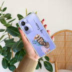 Girl With Hat Customize Transparent Silicon Case For Vivo Y28s/ Y28e