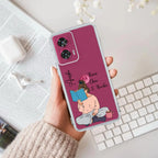 Girl with Book Customize Anti Yellow Case For Motorola G85 5G