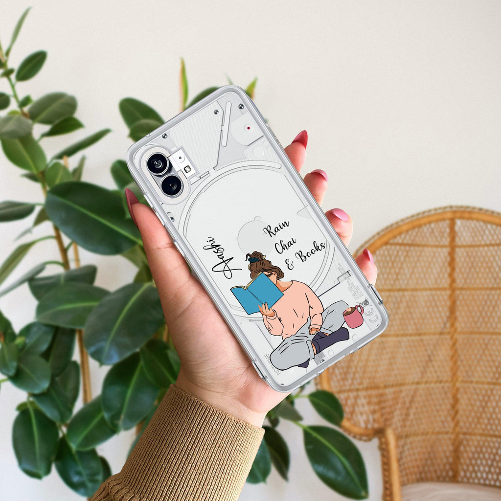 Girl with Book Customize Transparent Silicon Case For Nothing - ShopOnCliQ