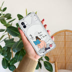 Girl with Book Customize Transparent Silicon Case For Nothing - ShopOnCliQ
