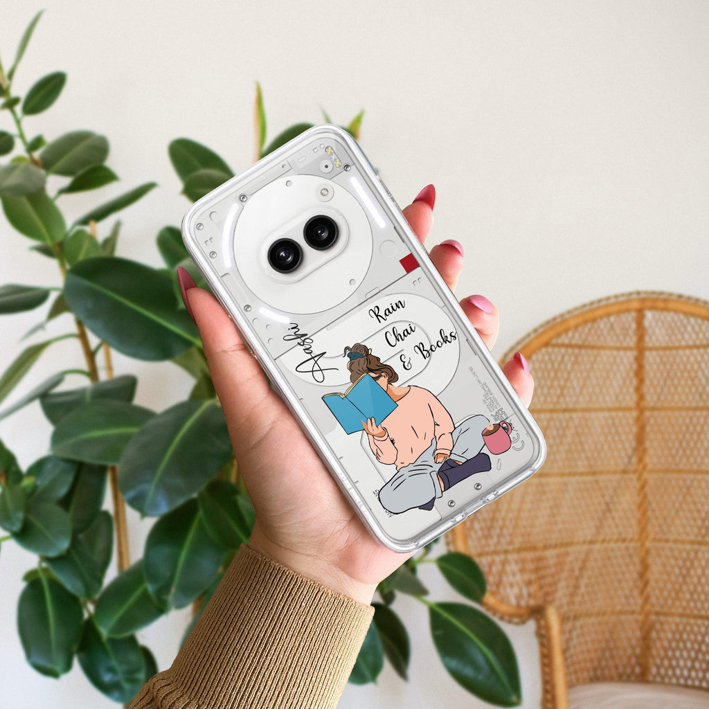 Girl with Book Customize Transparent Silicon Case For Nothing - ShopOnCliQ