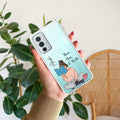 Girl with Book Customize Transparent Silicon Case For OnePlus 9RT 5G