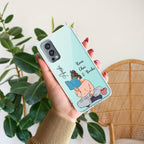 Girl with Book Customize Transparent Silicon Case For OnePlus Nord 2T 5G
