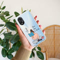 Girl with Book Customize Anti Yellow Case For Oppo A38 4G