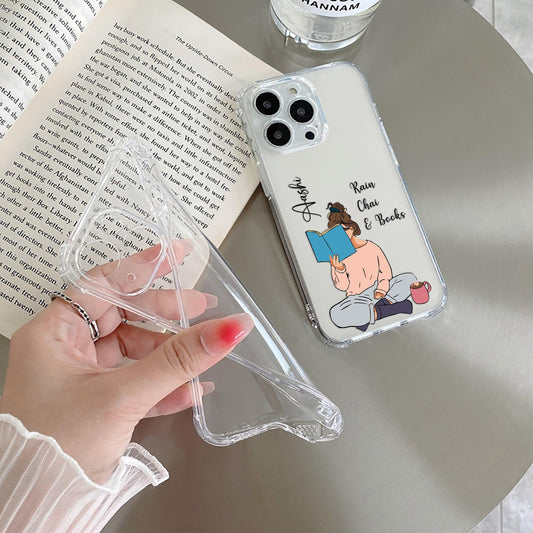Girl with Book Customize Transparent Silicon Case For Oppo - ShopOnCliQ