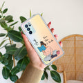 Girl with Book Customize Anti Yellow Case For Oppo Reno 6 Pro 5G