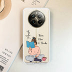 Girl with Book Customize Transparent Silicon Case For Realme 9 Pro Plus 5G / Realme Narzo 50 Pro (5G) / Realme 9 4G