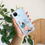 Girl with Book Customize Transparent Silicon Case For Realme 14 Pro Plus 5G