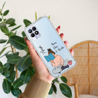 Girl with Book Customize Anti Yelllow Case For Realme 8i / Realme Narzo 50