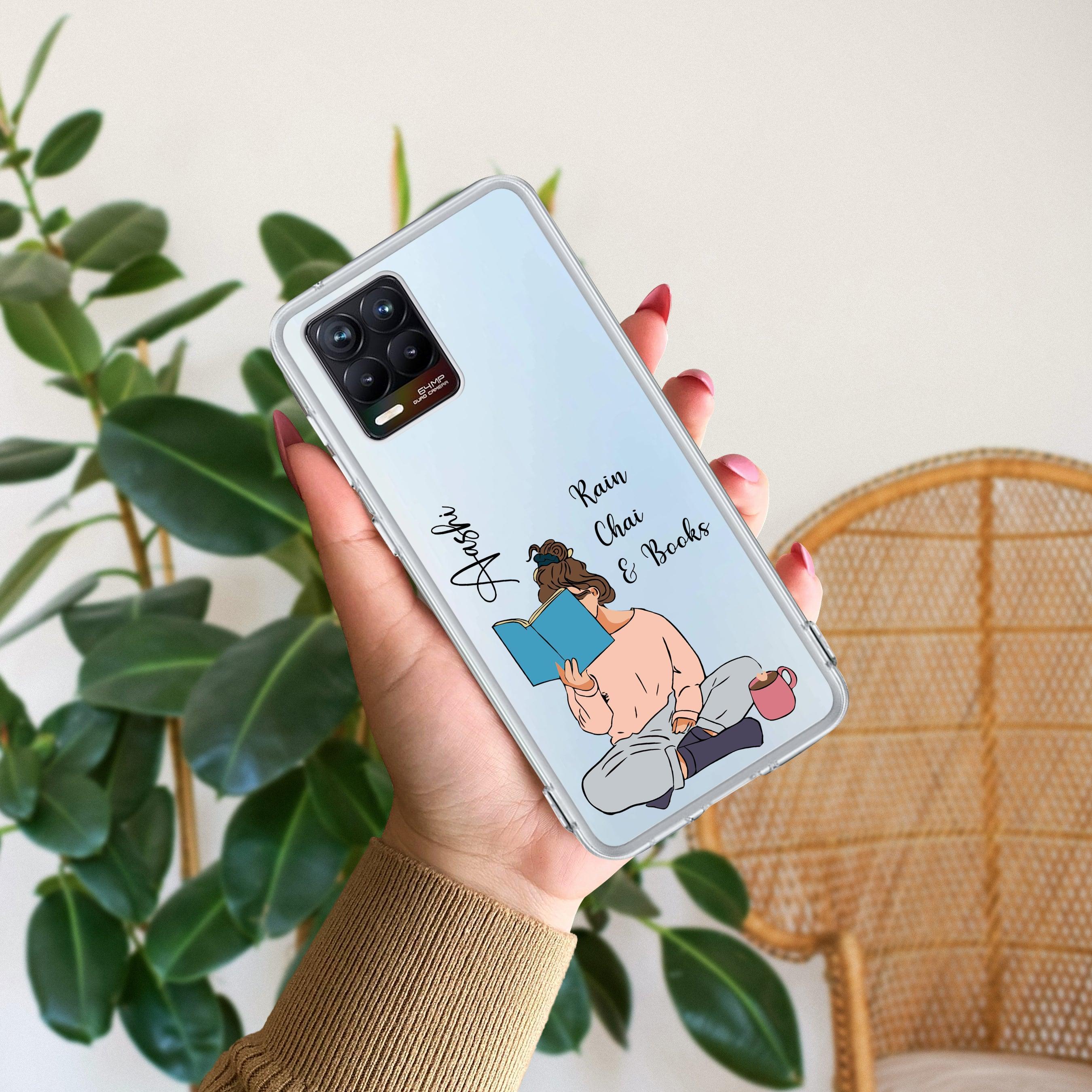 Girl with Book Customize Anti Yelllow Case For Realme 8 4G / Realme 8 Pro