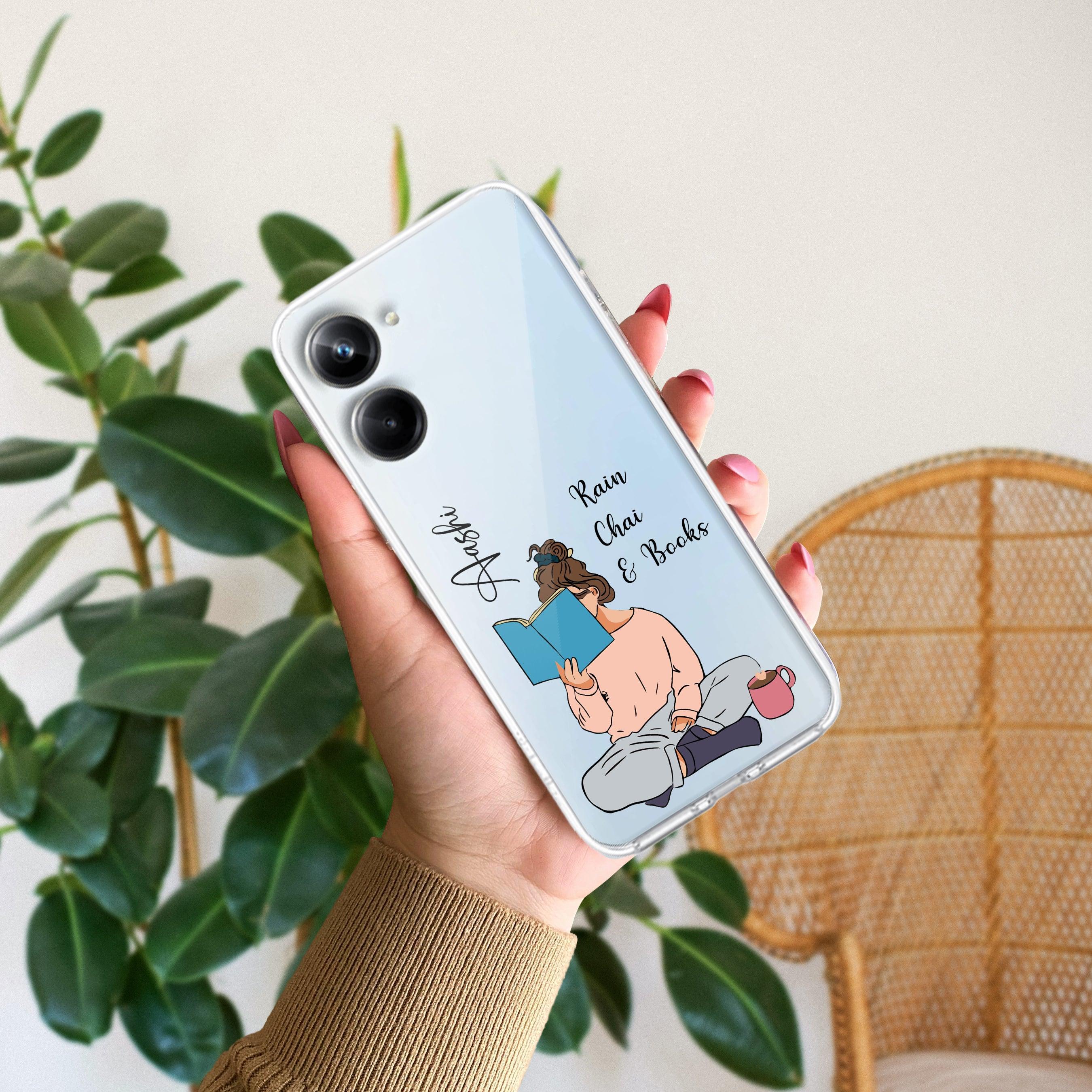 Girl with Book Customize Transparent Silicon Case For Realme C67 5G