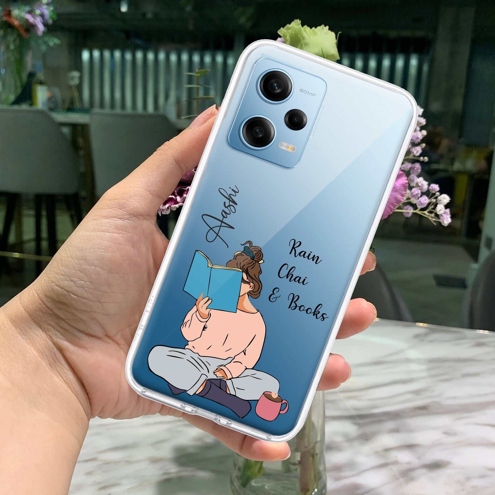 Girl with Book Customize Transparent Silicon Case For Redmi/Xiaomi ShopOnCliQ