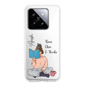 Girl with Book Customize Transparent Silicon Case For Xiaomi 14 5G