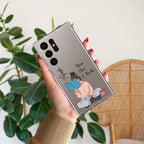 Girl with Book Customize Anti Yellow Case For Samsung Galaxy S23 Ultra 5G