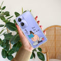 Girl with Book Customize Transparent Silicon Case For Vivo Y28s/ Y28e