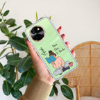 Girl with Book Customize Transparent Silicon Case For Vivo X90 Pro Plus 5G