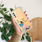 Girl with Book Customize Transparent Silicon Case For Vivo V23E