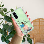 Girl with Book Customize Transparent Silicon Case For Vivo T4x 5G
