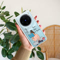 Girl with Book Customize Anti Yellow Case For Vivo X100 5G