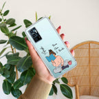 Girl with Book Customize Transparent Silicon Case For Vivo V25