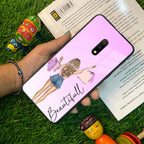 Girl With Bag Customize Name Glass Case For Realme/Narzo - ShopOnCliQ