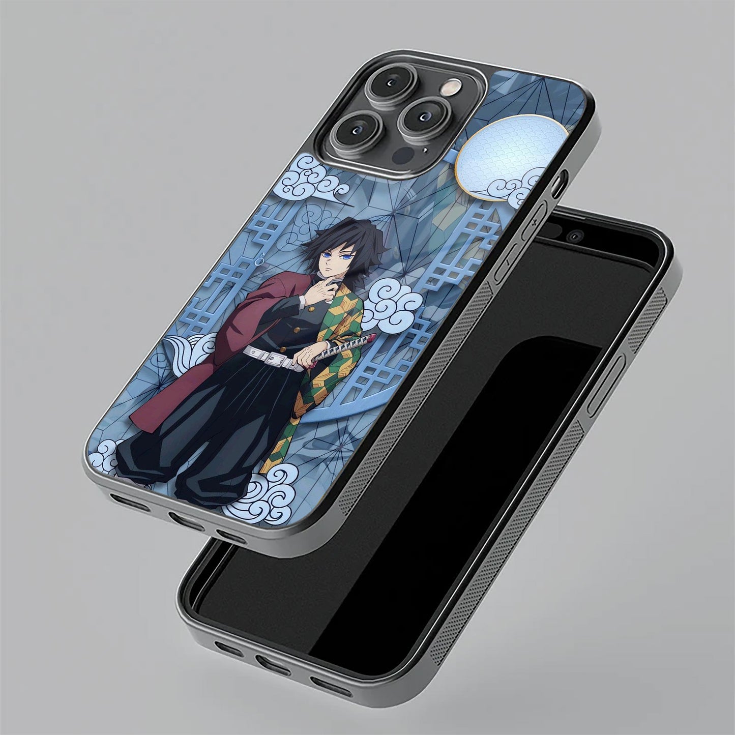 Giyu Tomioka Glass Case Cover For Motorola