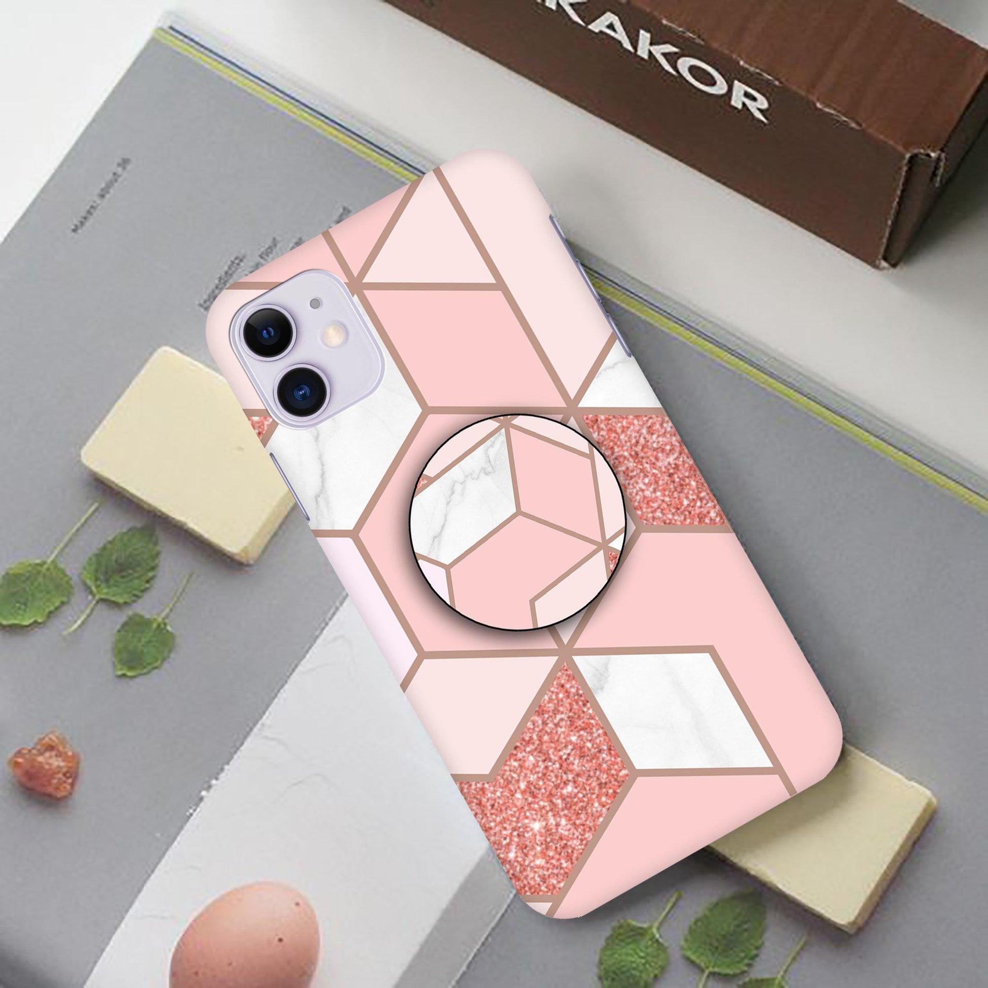 Green & Pink Marble Slim Case Cover ShopOnCliQ