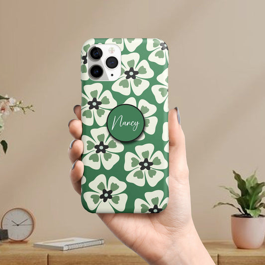 Grid Retro Floral Slim Phone Case Cover For iPhone ShopOnCliQ