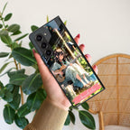 Guitar Girl Glossy Metal Case Cover For Samsung - ShopOnCliQ