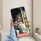 Guitar Girl Glossy Metal Case Cover For Samsung - ShopOnCliQ