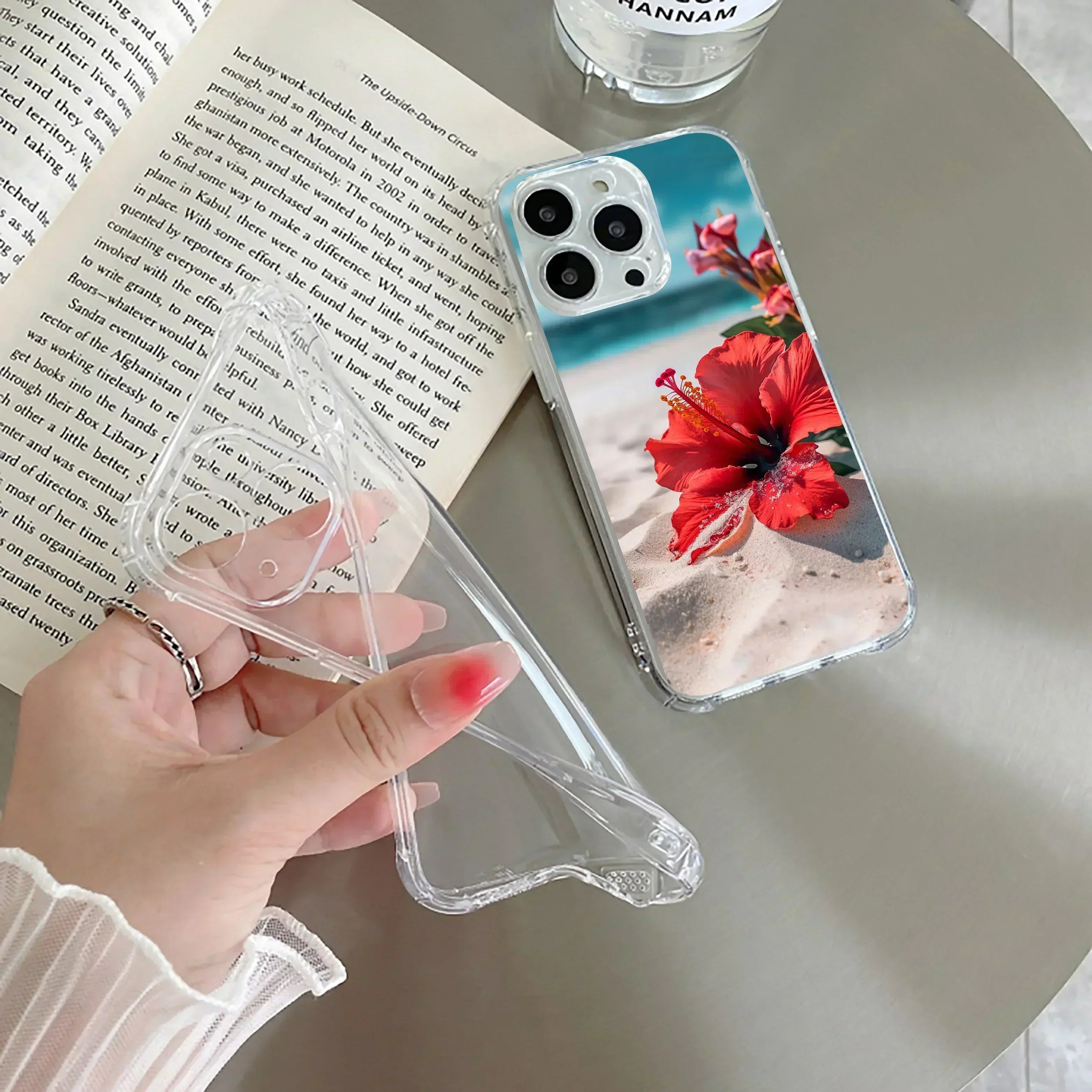 Gurhal Floral Transparent Silicon Case For iPhone - ShopOnCliQ