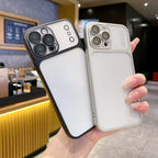 Matte Clear Electroplating Bumper Cover with Lens Protector for iPhone - ShopOnCliQ