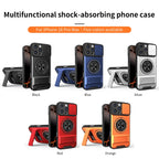 Slide Camera Lens Protection Amor Shockproof Magnetic Phone Case for iPhone - ShopOnCliQ