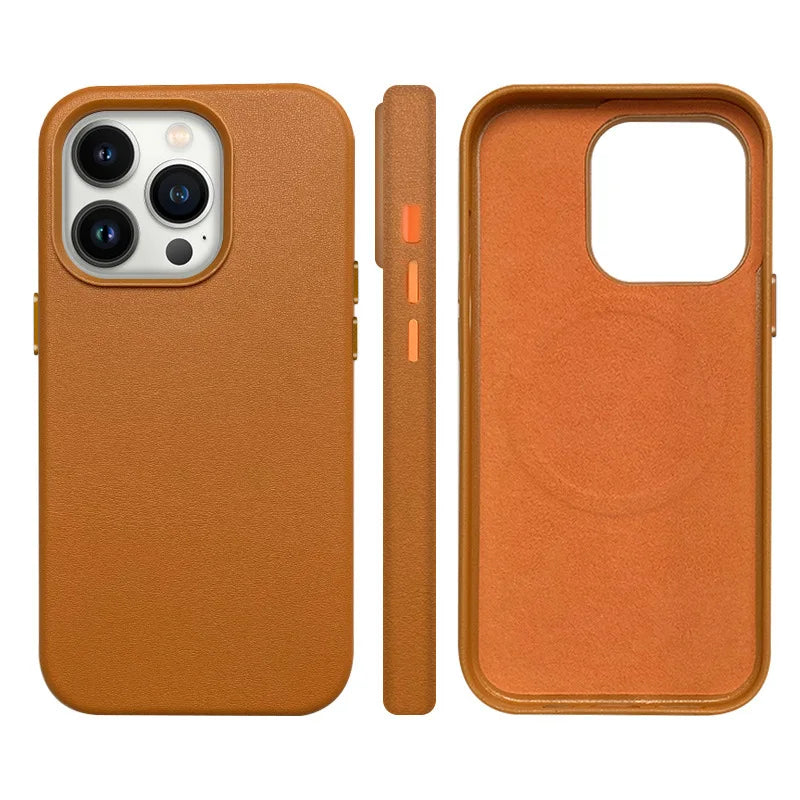 Original Magnetic PU Leather Shockproof Protective Phone Cover for iPhone - ShopOnCliQ