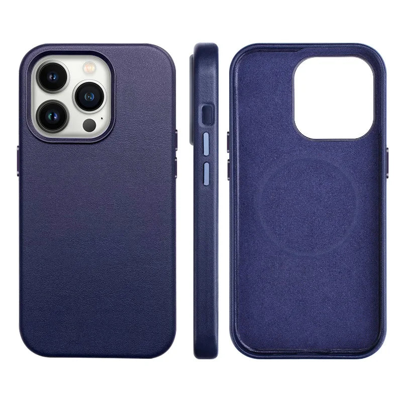 Original Magnetic PU Leather Shockproof Protective Phone Cover for iPhone - ShopOnCliQ