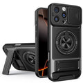 Slide Camera Lens Protection Amor Shockproof Magnetic Phone Case for iPhone - ShopOnCliQ